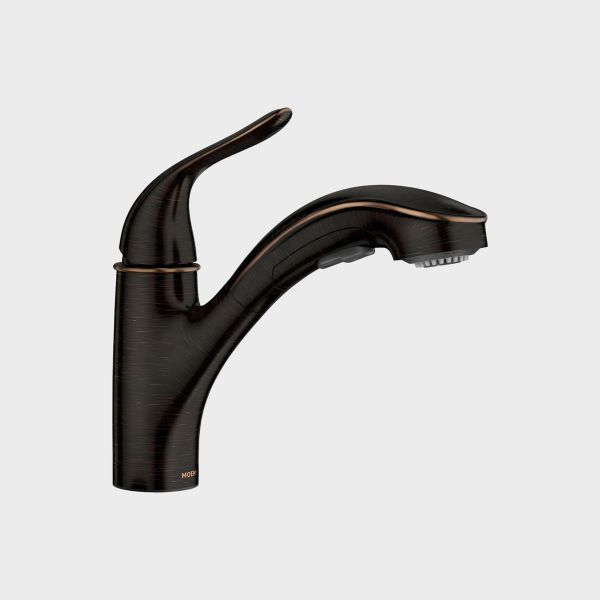 Imagen de GRIFERIA MONOMANDO P/LAVA NEG/BRON MOEN