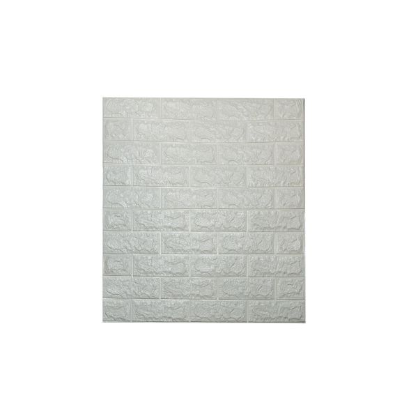 Imagen de FOAMI TEXT LADRILLO BLANCO ADH 70X70