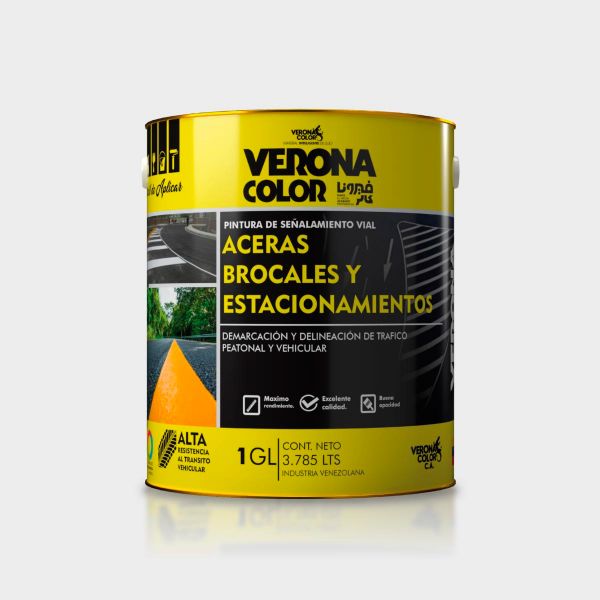 Imagen de PINTURA BROCAL SOLV BLANCO 4 GL VERONA