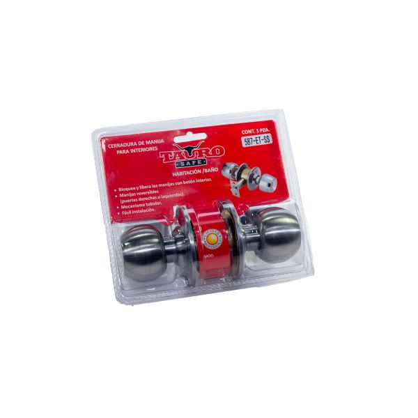 Imagen de CERRADURA TAURO CON LLAVE 587-ET-SS