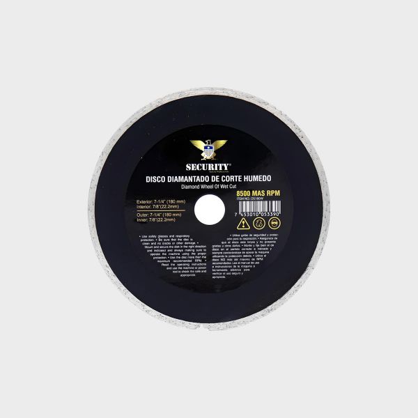 Imagen de DISCO DIAMANTADO CONTINUO 7 1/4 SECURITY