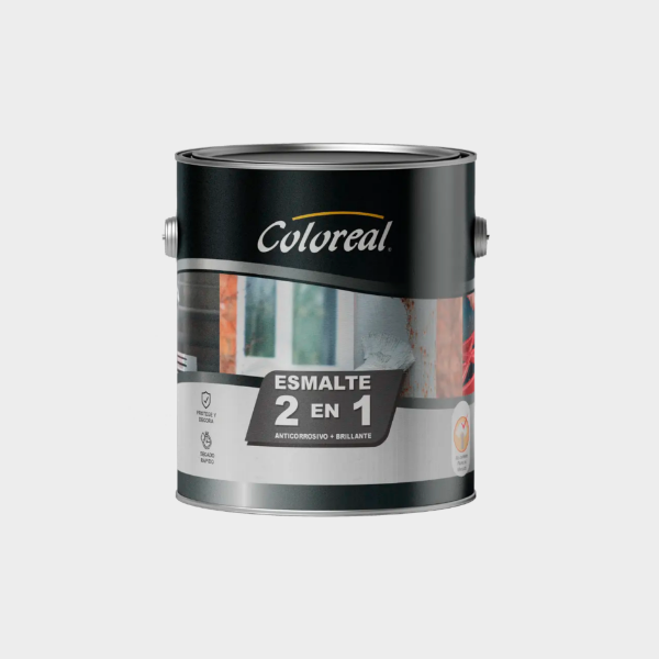 Imagen de ESMALTE 2 EN 1 BLANCO 1/4GL  COLOREAL