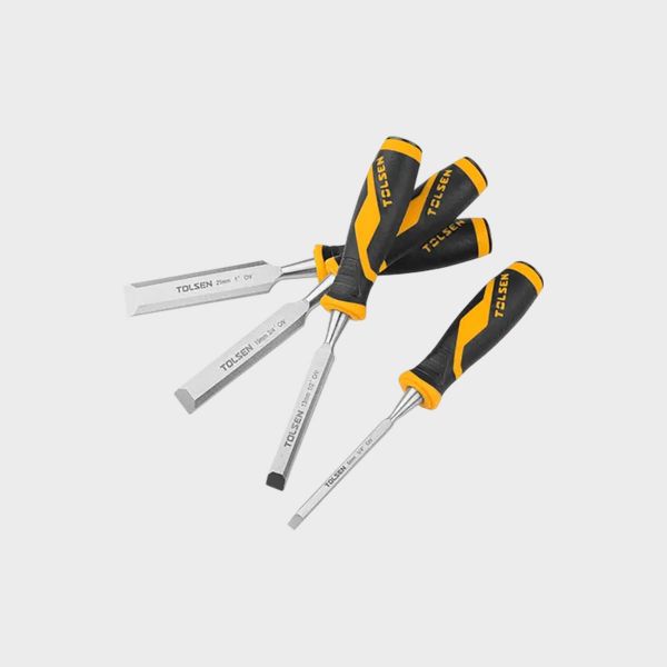 Imagen de JUEGO 4 CINCELES P/MADERA TOLSEN