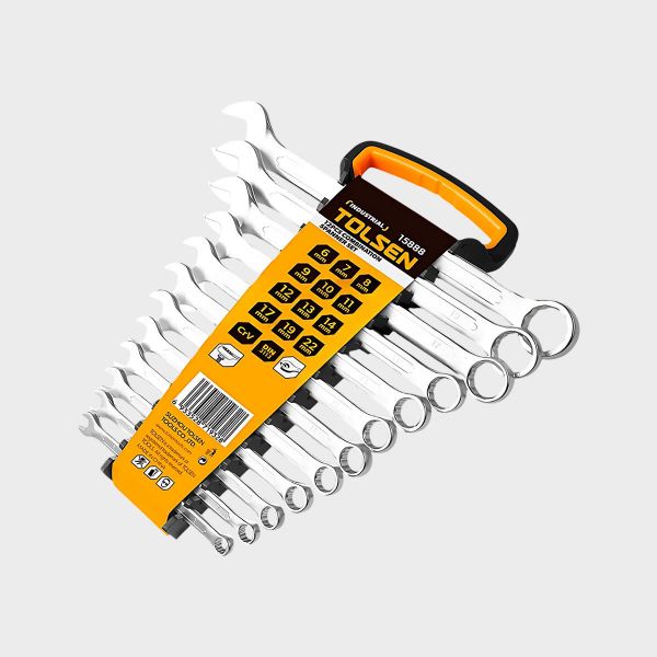 Imagen de JUEGO LLAVES COMB 12PZS MM TOLSEN