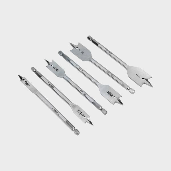 Imagen de SET DE BROCA PLANA 6PZS P/MAD TOLSEN