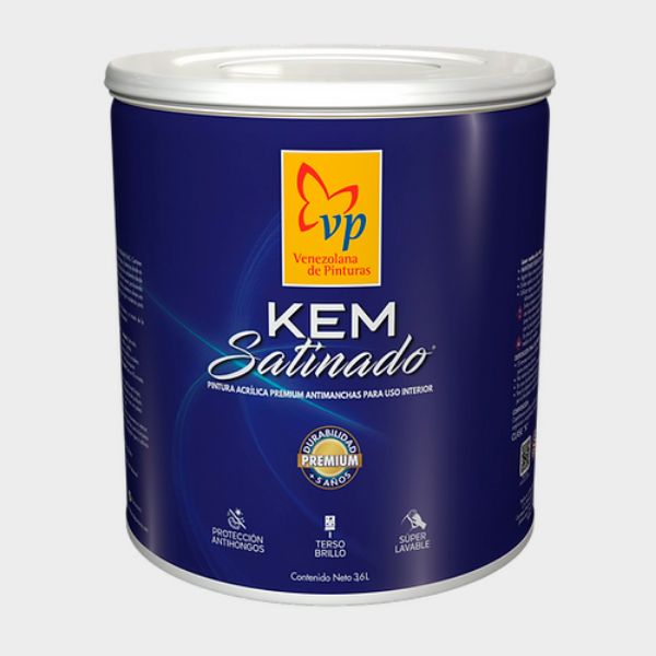 Imagen de KEM SATINADO BLANCO OSTRA 1G VP