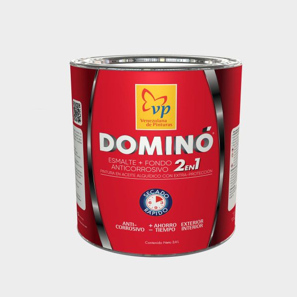 Imagen de DOMINO ESMALTE BRILLANTE CAOBA 1GL