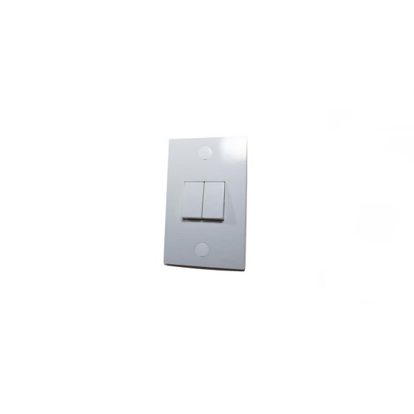 Imagen de INTERRUPTOR DOBLE BLANCO VIMAR