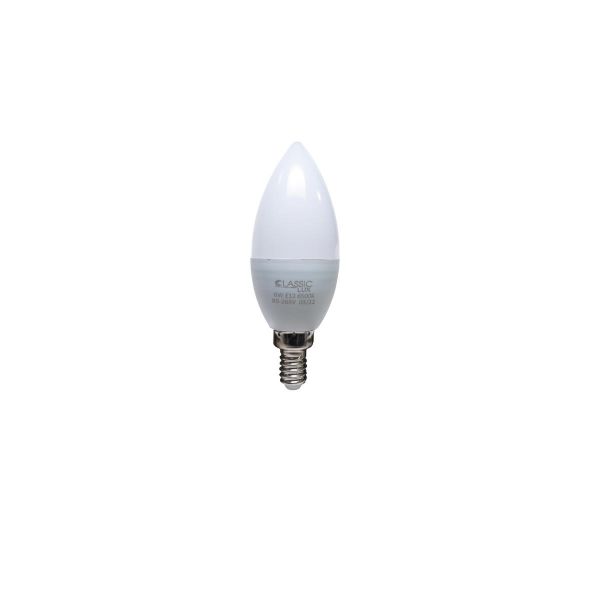Imagen de BOMBILLO LED 6W VELA E14 6500K CLASSIC