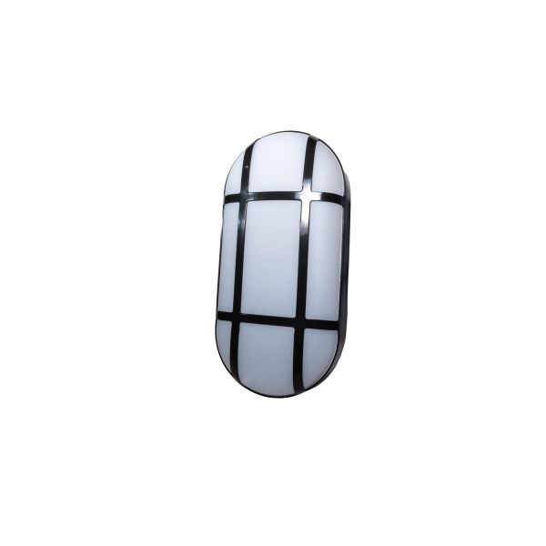 Imagen de VAPOLETA LED OVALADA DEC NEGRA 24W