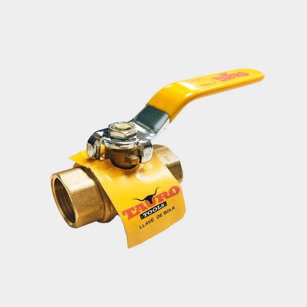 Imagen de LLAVE PASO 1" BRONCE TAURO