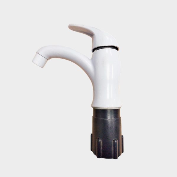 Imagen de LLAVE LAVA MON BLANCA TAURO S/MANGUERA