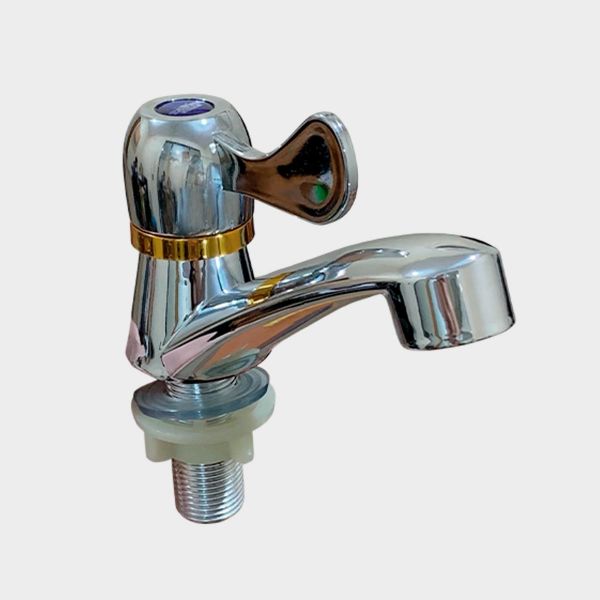 Imagen de LLAVE METALICA LAVAMANO ANILLO TAURO