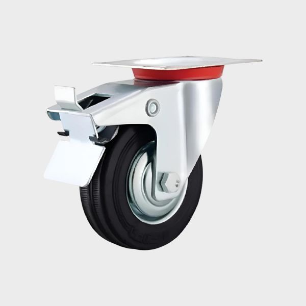 Imagen de RUEDA GIRATORIA 4" NEGRA SIN FRENO