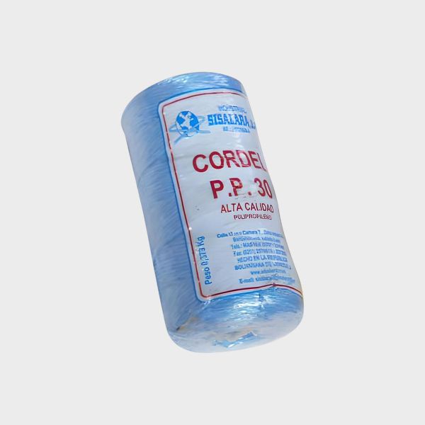 Imagen de MECATE PP30 AZUL ROLLO 500GR ELEFANTE