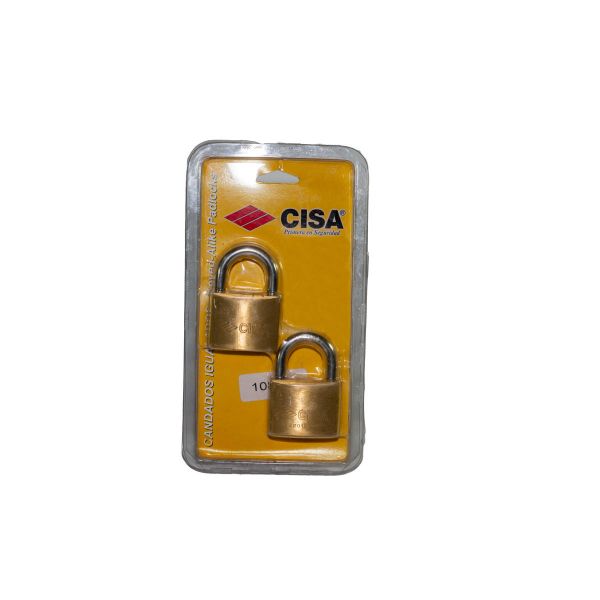 Imagen de CANDADOS CISA IGUALADOS 40MM 3 PCS.