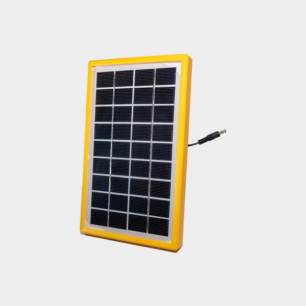 Imagen de CARGADOR SOLAR AMARILLO 3W (22149-5)