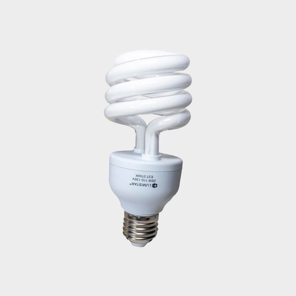 Imagen de BOMBILLO ESPIRAL 26W E27 110-130V LUMIST
