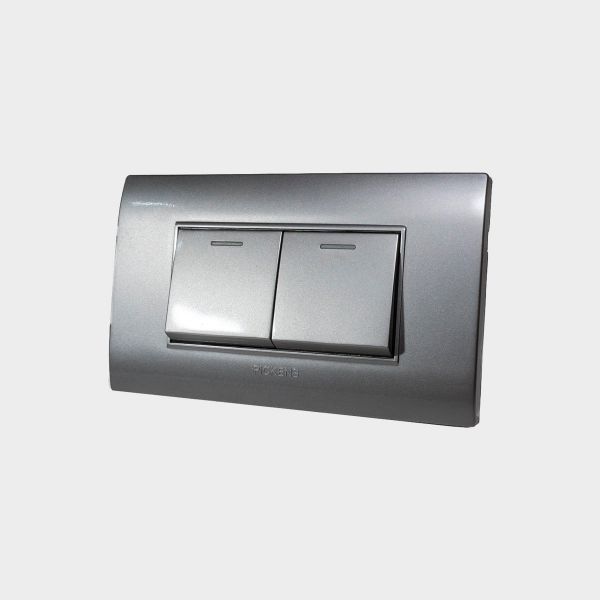Imagen de INTERRUPTOR 03 VIAS C/PLATEADO