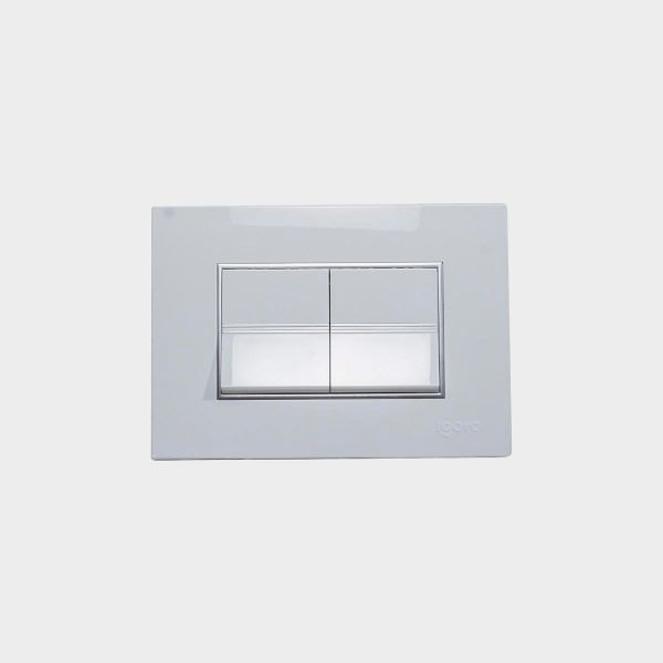 Imagen de INTERRUPTOR DOBLE BLANCO-Z IGOTO