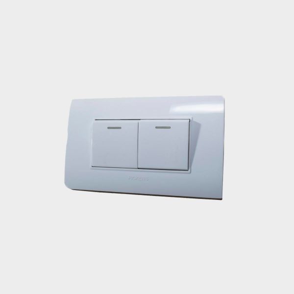 Imagen de INTERRUPTOR 03 VIAS  DOBLE BLANCO