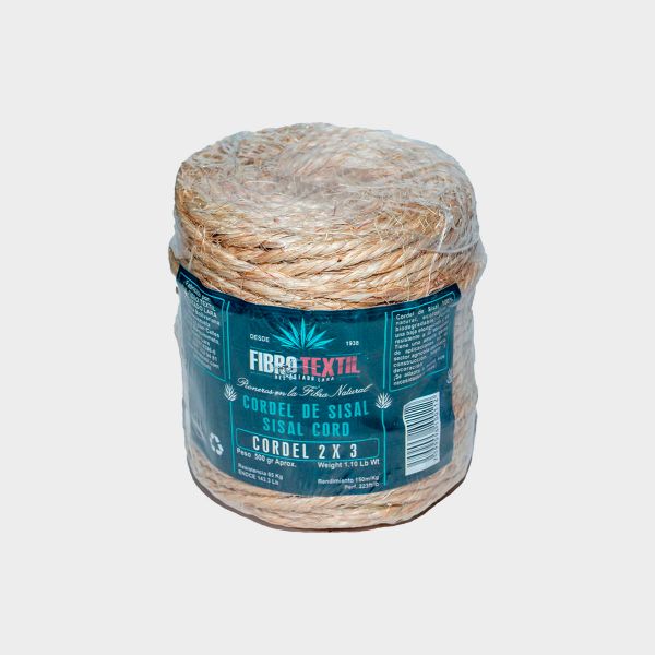 Imagen de MECATE DE SISAL 2X3 0.5KG FIBRO TEXTIL