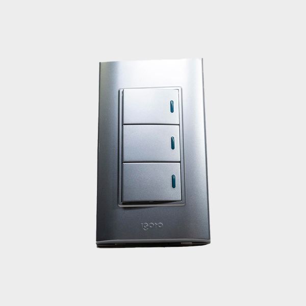 Imagen de INTERRUPTOR TRIPLE PLATA-B IGOTO