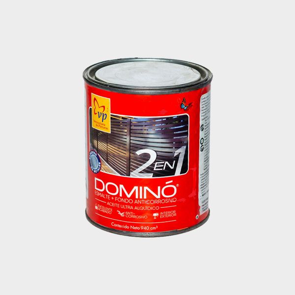 Imagen de DOMINO 1/4 ESMALTE 2 EN 1 BLANCO MATE VP