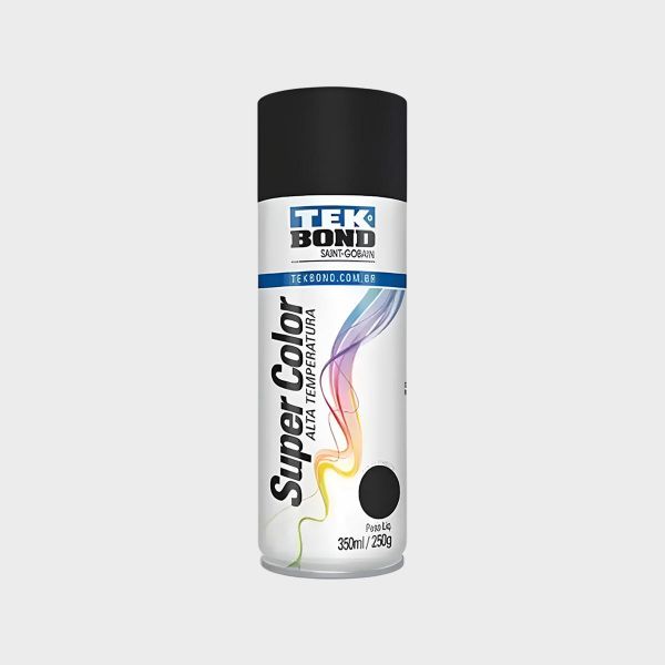 Imagen de SPRAY NEGRO MATE ALT/TEMP 350ML TEKBOND