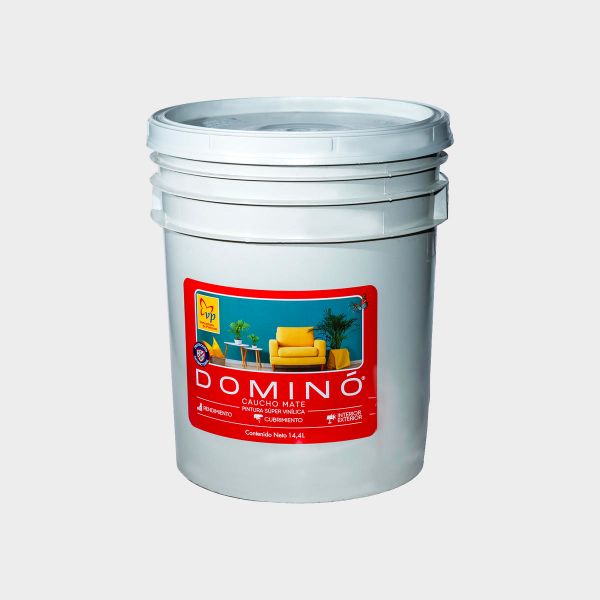 Imagen de DOMINO CAUCHO DOBLE BLANCO 4G VP
