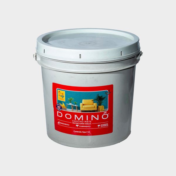 Imagen de DOMINO CAUCHO DOBLE BLANCO 2GAL VP