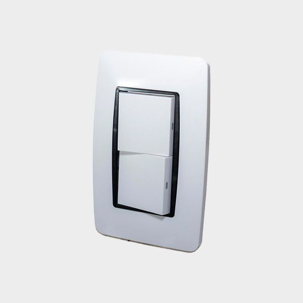 Imagen de INTERRUPTOR DOBLE BLANCO LUMISTAR
