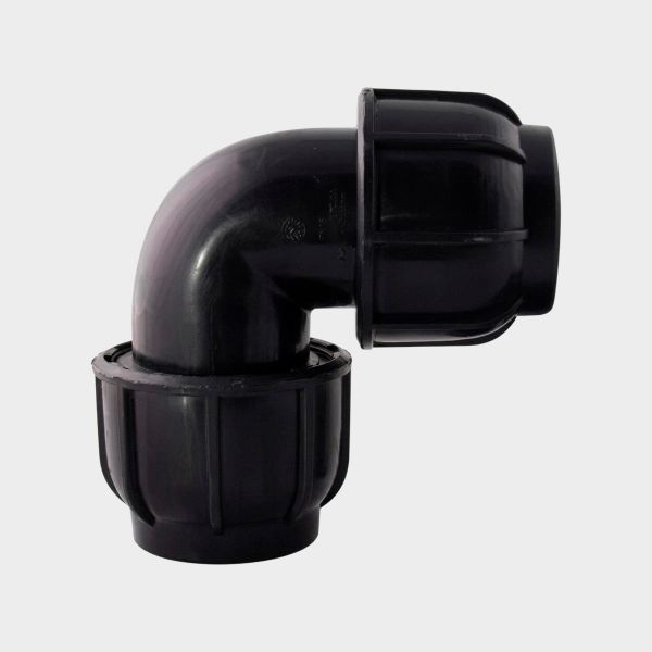 Imagen de CODO RAPIDO POLIETILENO 90MMX90°